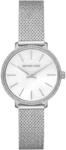Michael Kors Damen Quartz Armbanduhr, 32.00mm Geh&auml;usegr&ouml;&Atilde;&Yuml;e mit wei&Atilde;&Yuml; analog