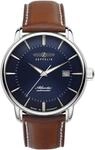 Zeppelin Herrenuhr mit Lederband Serie Atlantic Saphirglas Schweizer Automatikwerk