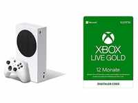 Xbox Series S + Xbox Live Gold Mitgliedschaft 12 Monate (Xbox Live Download Code)