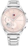 Tommy Hilfiger Multi Zifferblatt Quarz Uhr f&uuml;r Damen mit Edelstahlarmband