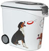 Curver 241095 Futter-Container 12kg I 35L, weiß/grau/Love Pets Hunde, 49,3 x...