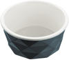HUNTER EIBY Keramik-Napf, Futter- und Trinknapf, rutschhemmend, 550 ml, blau