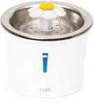 Catit Edelstahl Blumenbrunnen mit Dreifachfilter Trinkwasserbrunnen Katze 3L