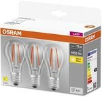 Osram LED-Lampe, Sockel: E27, Warm wei&szlig;, 2700 K, 7,50 W, Ersatz f&uuml;r