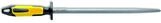 F. DICK Fleischerstahl 30 cm (Griff gelb/schwarz, Wetzstahl rund mit 2 K-Griff,