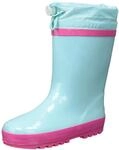 Playshoes Unisex Kinder Gummistiefel Gef&uuml;ttert Regenstiefel