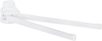 WENKO Handtuchhalter Mod. Pure mit Zwei beweglichen Armen f&uuml;r Handt&uuml;cher einfache