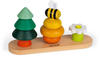 Janod - 10-teiliger Spielzeug-Wald aus Holz - Baby- und Kleinkindspielzeug -...