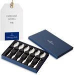 Villeroy und Boch Oscar Espressol&ouml;ffel-Set 6-teilig, 18/10 Edelstahl, 20,5 x...