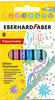 Eberhard Faber 551009 - Glitzer Filzstifte in 8 intensiven Pastell-Farben,
