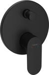 hansgrohe Wannenarmatur Rebris S, Unterputz Badarmatur f&uuml;r 2 Funktionen,...