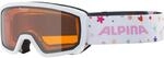 ALPINA Scarabeo Junior Skibrille, white-rose matt, One Size