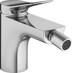 hansgrohe Einhebel-Bidetmischer Vivenis, Bidetarmatur mit Zugstange, Chrom