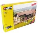 NOCH Bauernhof, detaillierter Modellbau Bausatz, H0 1:87, ideal f&uuml;r Dioramen...