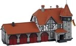 Faller 232194 N Rathaus mit Feuerwache, Braun, Grau
