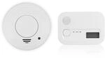 Smartwares Sicherheit Set - Rauchmelder und CO Melder- Austauschbare Batterien -