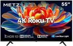 METZ Blue Roku TV, 4K UHD Smart TV, 55 Zoll, 139 cm, Fernseher mit Triple...