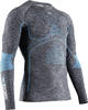 X-Bionic Herren Energy Accumulator 4.0 Langarmshirt, G161 Dark Grey Melange/Blue, L