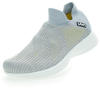 UYN Herren Free Flow Metal Sneaker, Silver/Grey, 45 EU