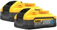 DEWALT Akku/Ersatzakku DCBP518H2 18,0 Volt / 5 Ah (IEC) Li-Ion 2 St&uuml;ck