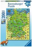 Ravensburger Puzzle Bunte Deutschlandkarte - 200 XXL Teile Puzzle ab 8