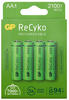 GP RecyKo+ 4 AA-Batterien niedlich