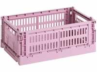 Hay Colour Crate Transportbox S aus recyceltem Polypropylen in der Farbe Dusty...