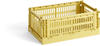 Hay Colour Crate Transportbox S aus recyceltem Polypropylen in der Farbe Dusty