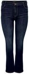 ONLY Carmakoma Damen Carsally Hw Flared Jeans DNM Bj370 Noos Carsally Hw Flared...