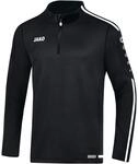 JAKO Kinder Trainingsziptop Striker 2.0, schwarz/wei&szlig;, 128, 8619