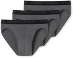 uncover by Schiesser - Rio Slip/Unterhose - 3er Pack (S Dunkelgrau)