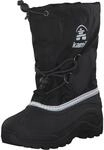Kamik Unisex Kinder Southpole4 Winterstiefel, Black White, 35 EU