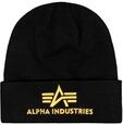 Alpha Industries Herren Beanie-M&uuml;tze Alpha Industries 3D Beanie Strickm&uuml;tze aus