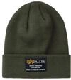 Alpha Industries Unisex Crew Beanie, Dark Green, One Size