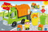 Ecoiffier – Abrick Müllauto – Müllwagen Spielzeug, mit Mülltonnen,...
