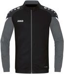 JAKO Kinder Polyesterjacke Performance, Schwarz/Anthra Light, 128