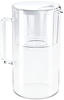 Wessper Wasserfilterkanne Aus Glas 2.5 L Kompatibel Mit Brita Classic