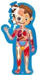 Hape Puzzle Mein K&ouml;rper - mit praktischem Koffer und K&ouml;rperteilen zum...