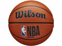 Wilson Basketball NBA DRV PRO, Outdoor, Tackskin Gummi, Größe: 6, Braun