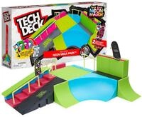 Tech Deck, Neon Mega Park X-Connect Creator, anpassbares Rampenset mit Zwei