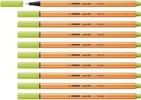 STABILO - Fineliner - point 88-10er Pack - limettengr&uuml;n