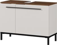 Germania Waschbeckenunterschrank 2670-573 GW-Yonkers, in Kaschmir/Nussbaum-Nb., mit
