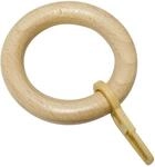 GARDINIA Gardinenringe f&uuml;r Gardinenstangen &Oslash; 28 mm, Mit Gardinenhaken, 10...