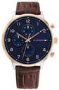 Tommy Hilfiger Multi Zifferblatt Quarz Uhr f&uuml;r Herren mit Edelstahl- oder