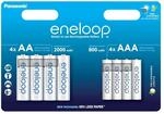 eneloop NI-MH Kombipack, 4 AA/Mignon-Akkus + 4X AAA/Micro-Akkus, NEU mit verbesserter