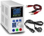 PeakTech 6227 - Labornetzteil DC 0- 60V 0- 6A 150W Labornetzger&auml;t USB