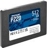Patriot Memory P220 Internes Solid State Drive 512GB SSD SATA 3 2,5 Zoll