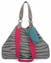 Fritzi Izzy Canvas Zebra Wild Shopper Baumwollmix Damen Handtasche Festival City