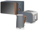 Swan Nordic Fr&uuml;hst&uuml;cksset, Wasserkocher, 1,7 l, 2200 W, Breitschlitz-Toaster,...