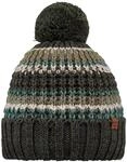 Barts Herren Strickm&uuml;tze Goser gestreifte M&auml;nnerm&uuml;tze mit Bommel 0355 Army 13